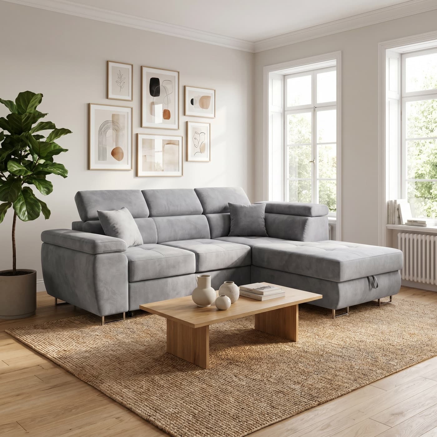 Narożnik ASTON MINI BIS  bonell 235x170cm