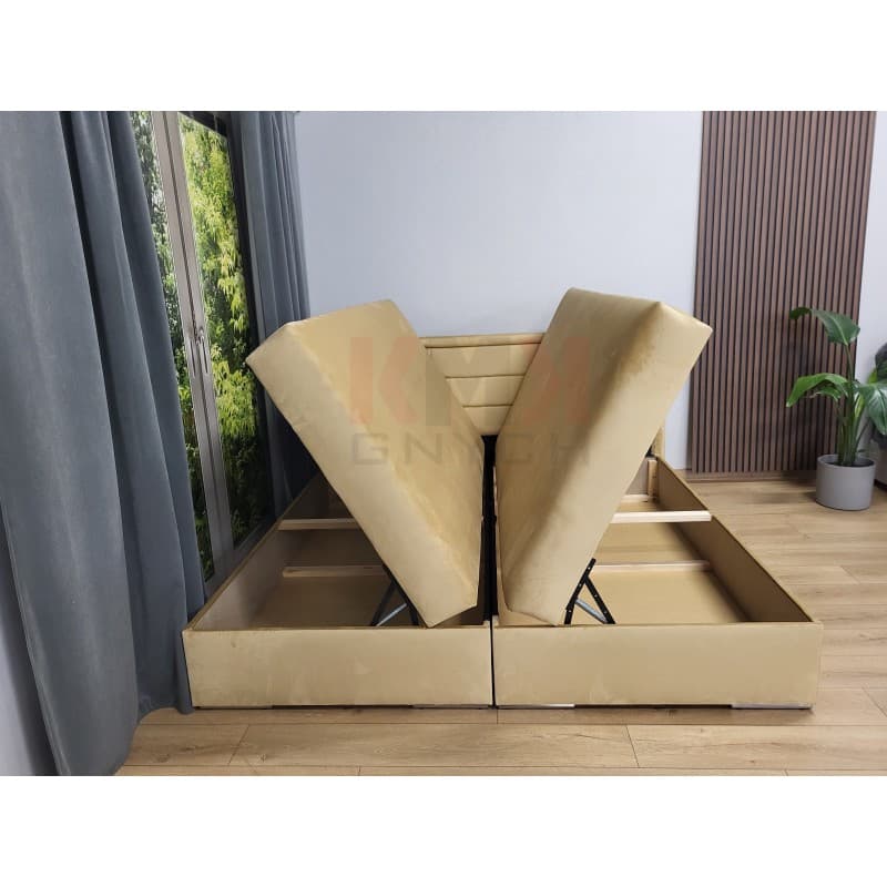 ŁÓŻKO KONTYNENTALNE dzielone 200 CM